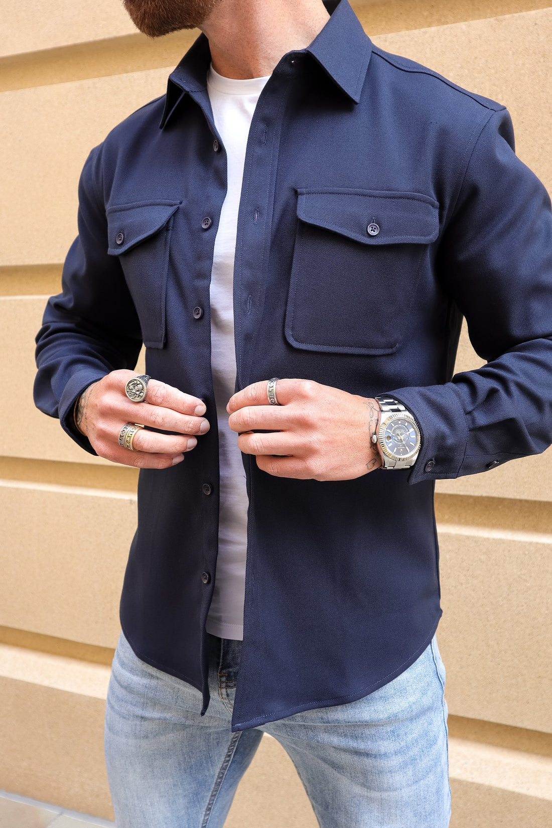 Dantesco Overshirt - BLUE