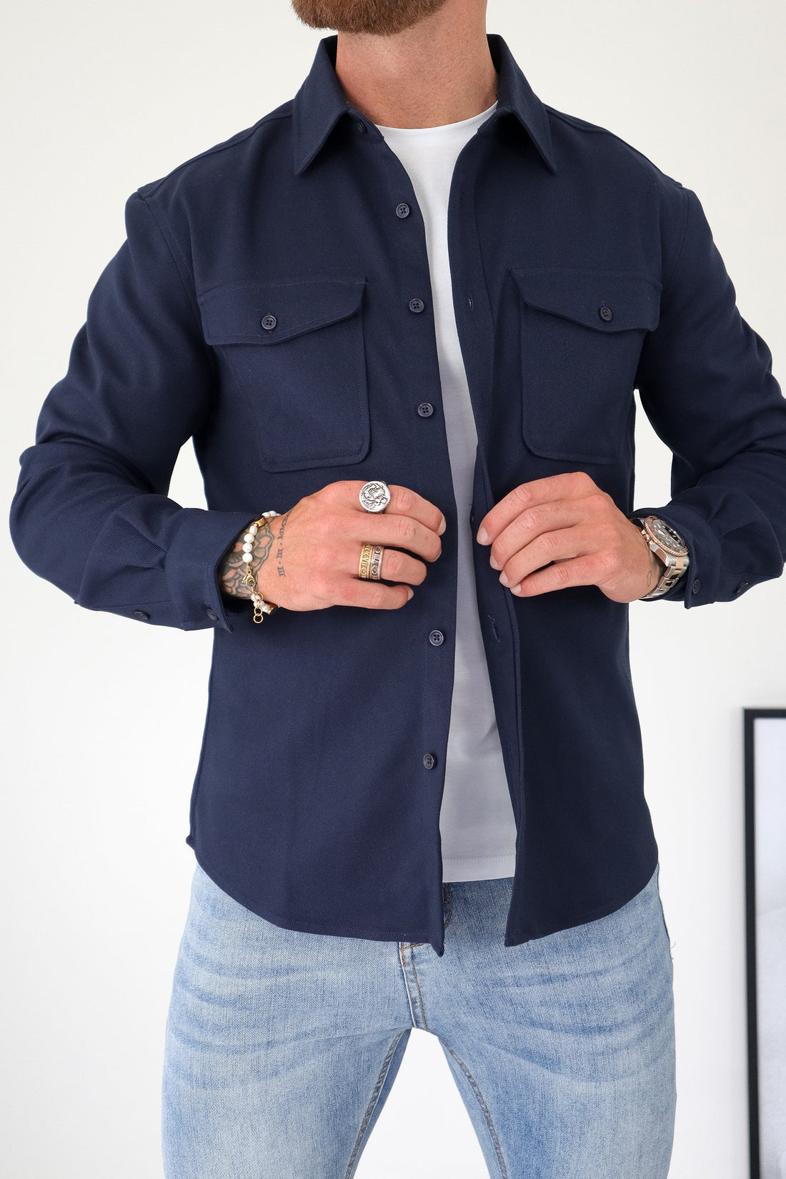 Dantesco Overshirt - BLUE