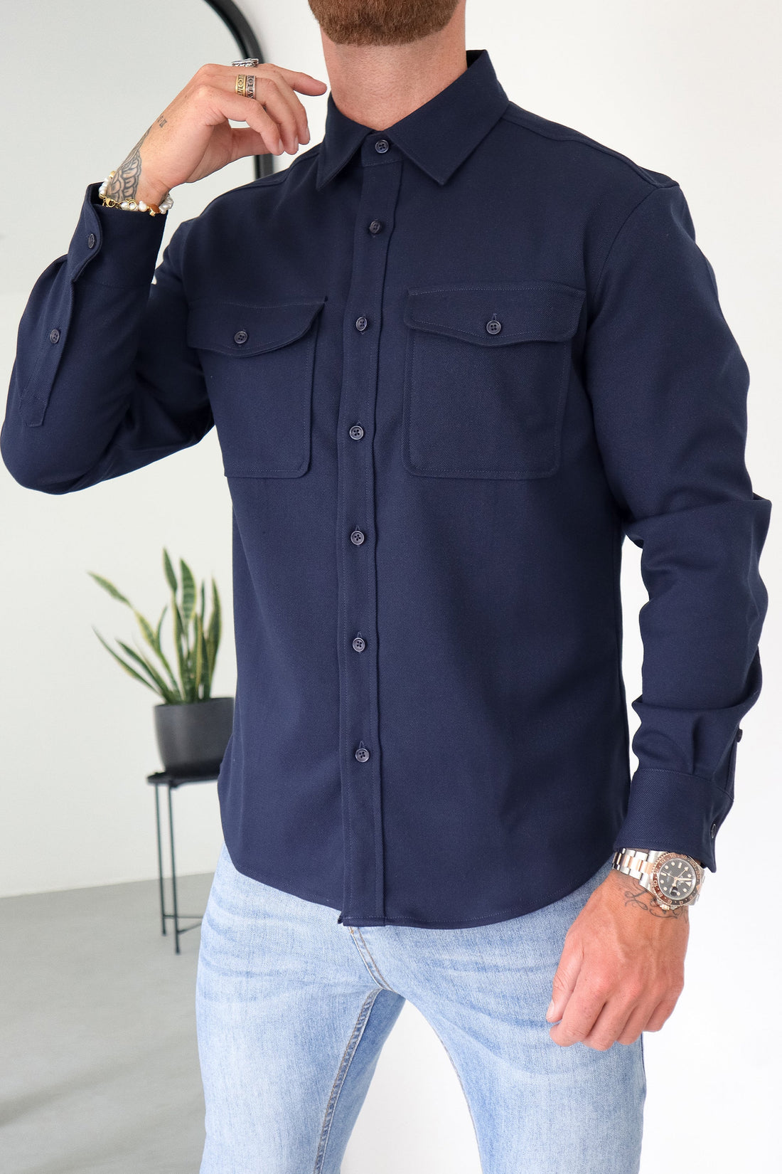 Dantesco Overshirt - BLUE