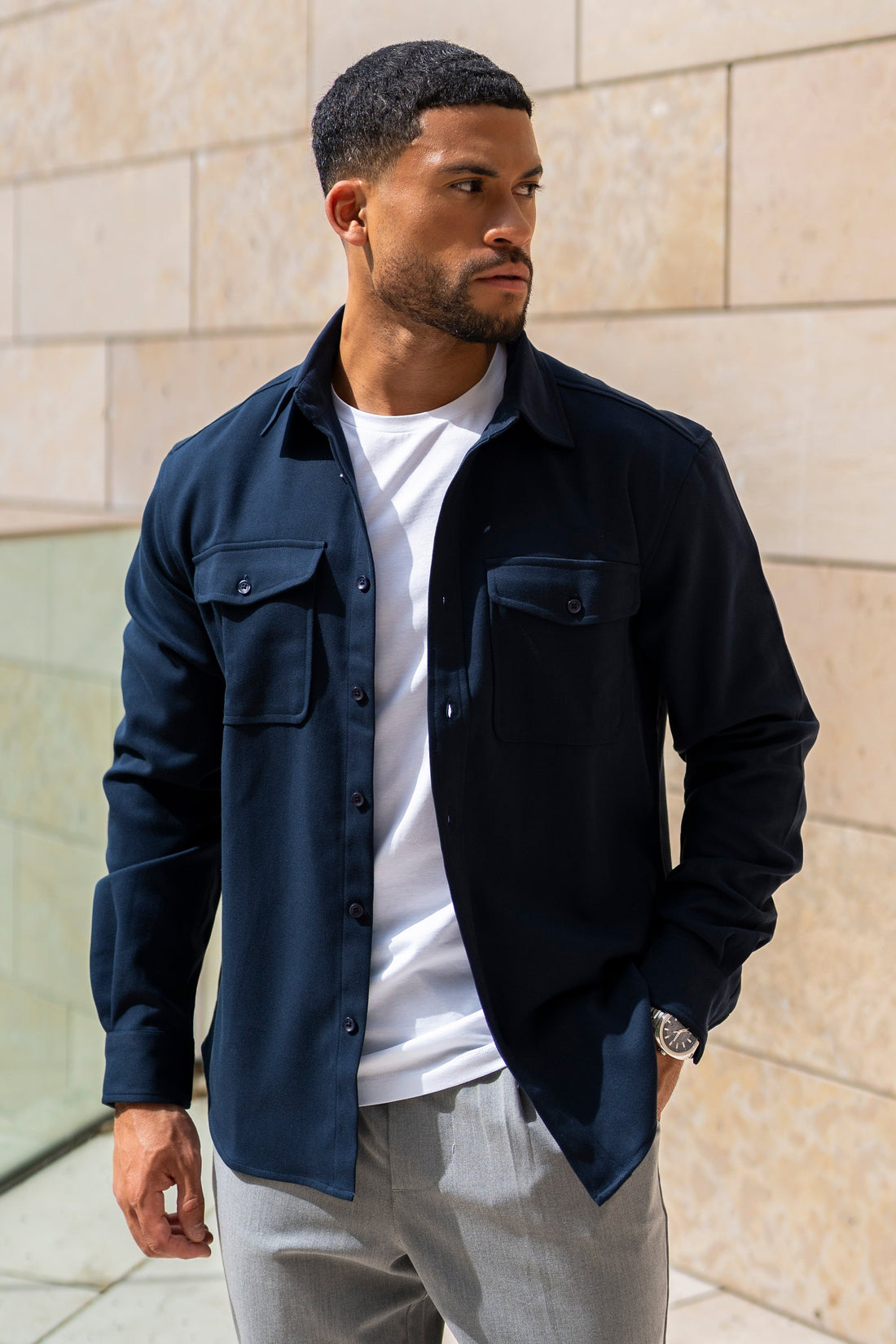 Dantesco Overshirt - BLUE