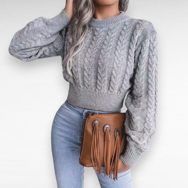 VALDIVIA - Short Knitted Sweater