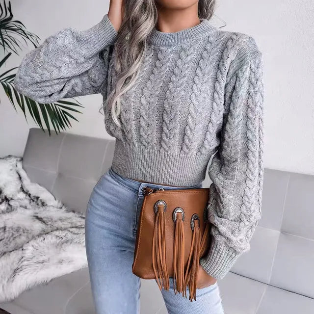 VALDIVIA - Short Knitted Sweater