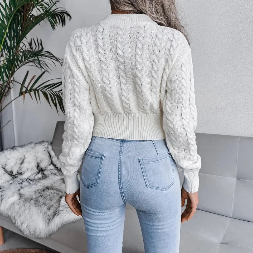 VALDIVIA - Short Knitted Sweater