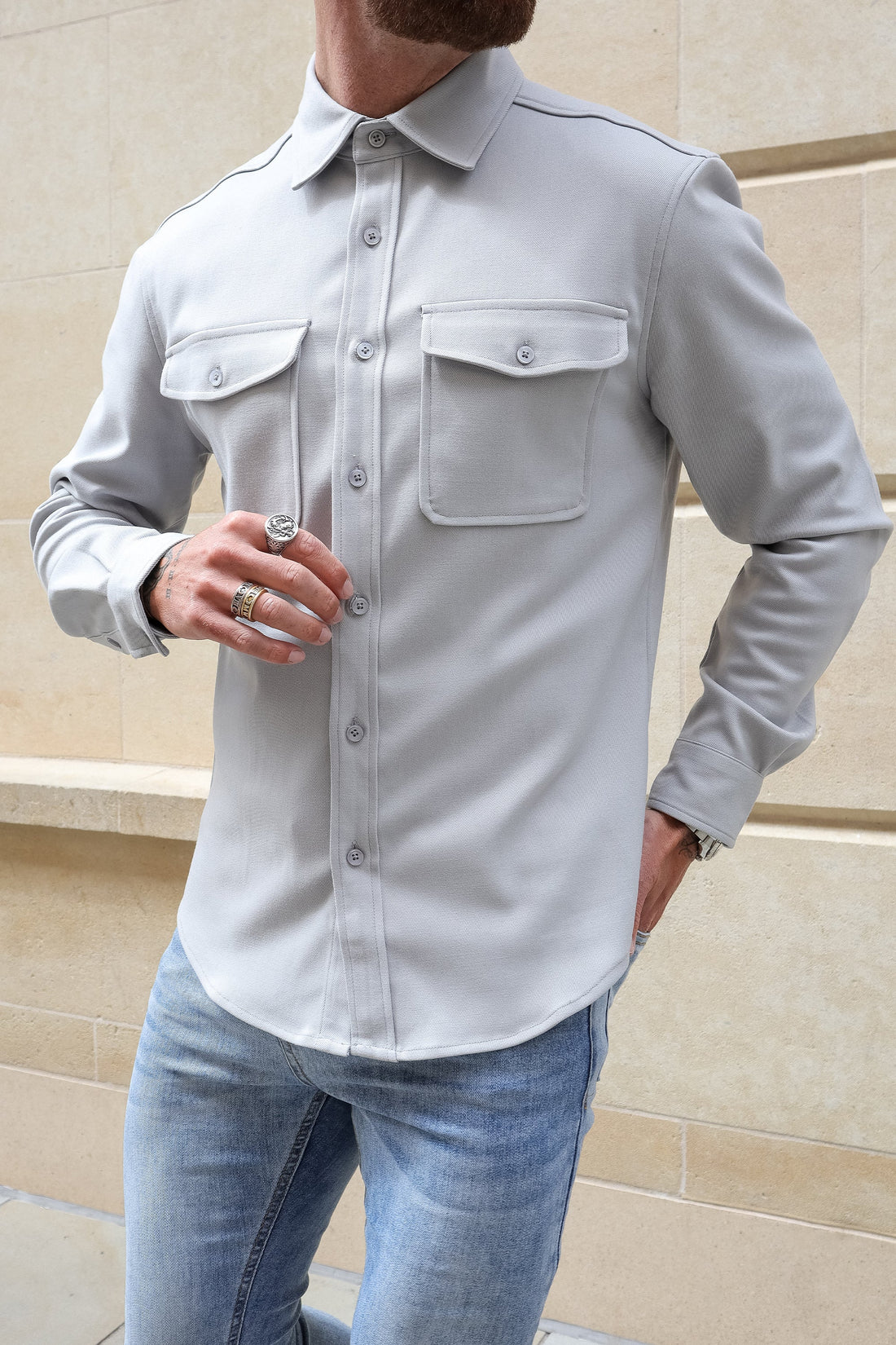 Dantesco Overshirt - GRAY